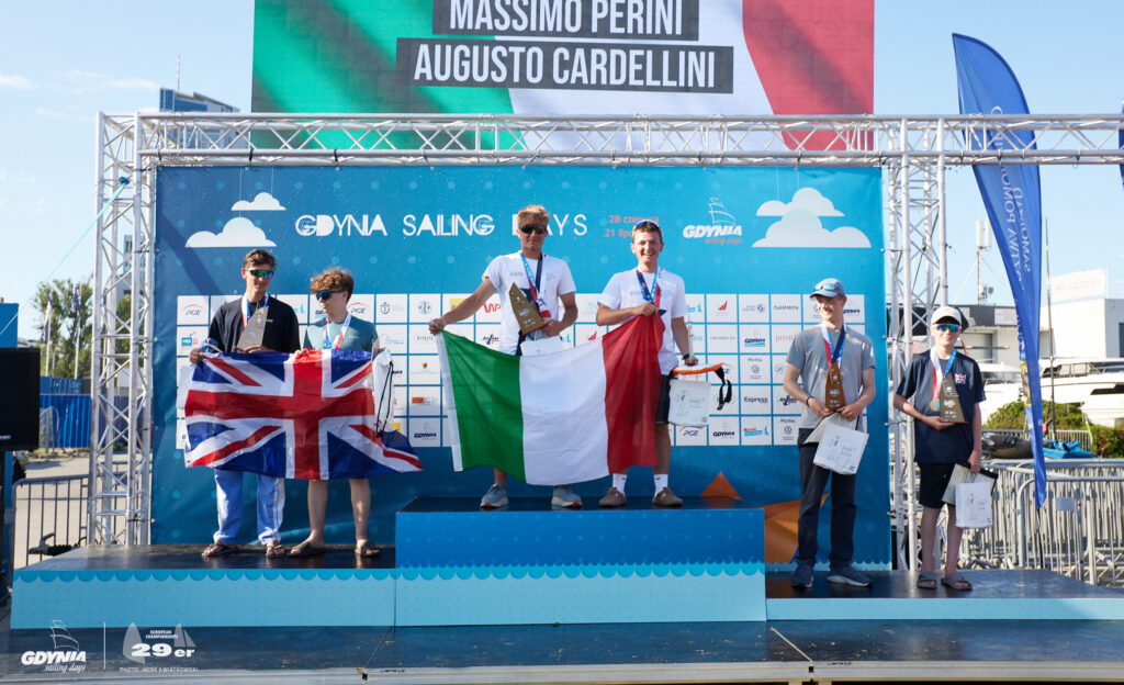Europeo 29er, bronzo per il team Italia
